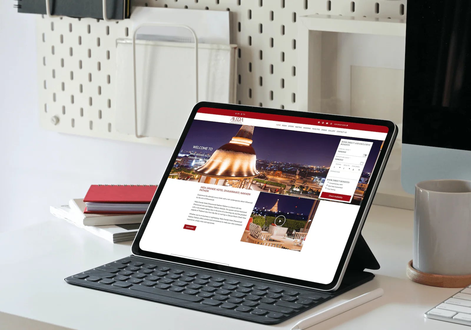 Mida Grande Hotel Dhavaravati Hotel website Design 2 website design services and other services by nConnect